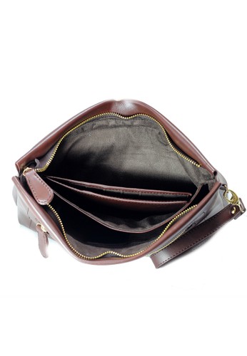  Jual  Ceviro Adena Men CLutch Coffee Original  ZALORA 
