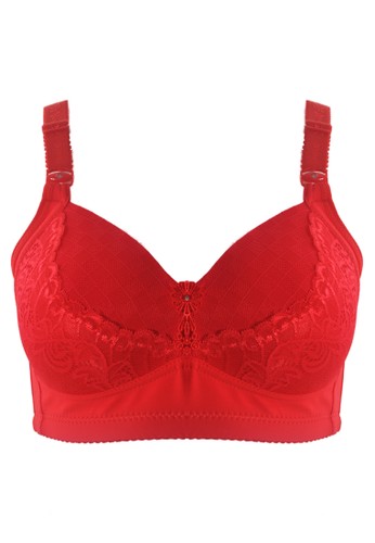 Jual Cynthia Cynthia Lace Bra Red Original Zalora Indonesia