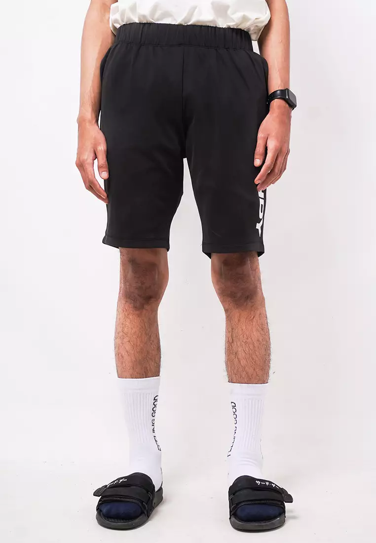 MC014 Celana Pendek Pria Scuba Thdy Black