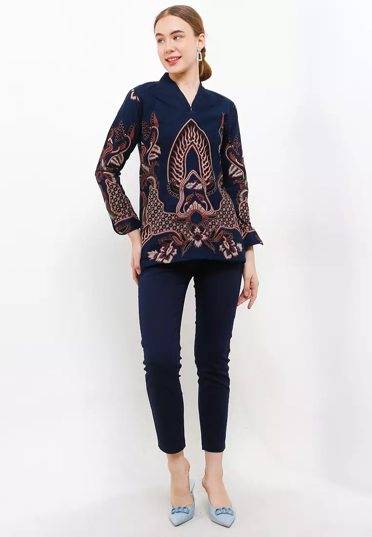 Blouse Batik Mataram Premium Slimfit Elegant