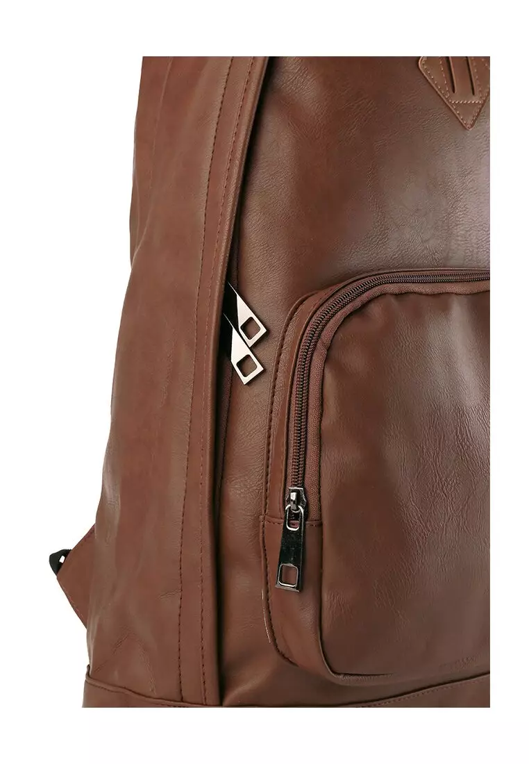 Jual Urban State Distressed Leather Commuter Backpack Original 2024