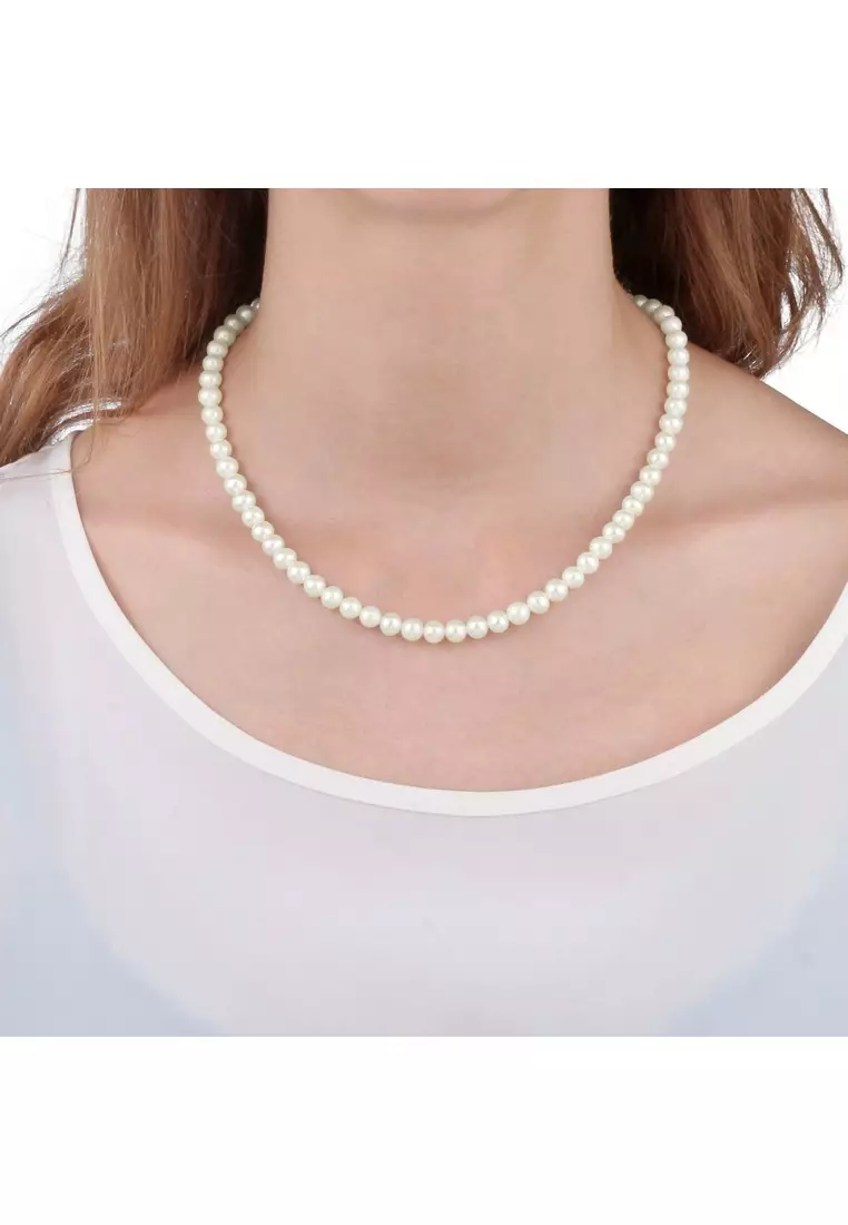Morellato Perla 450mm Women's Silver 925 Pearls Necklace SANH01