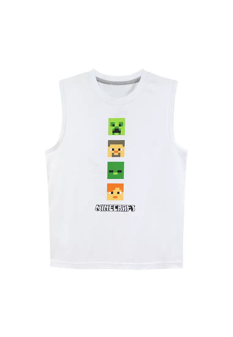 What Kids Want Boys Game Characters Graphic Muscle Shirt
