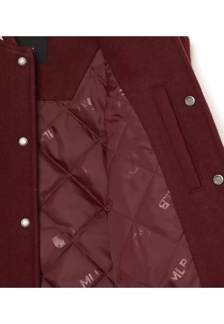 WOOL CURSIVE VARSITY JACKET BOSTON RED SOX