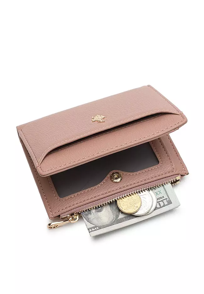 Women's 2 in 1 Purse/Wallet With Coin Compartment - Pink