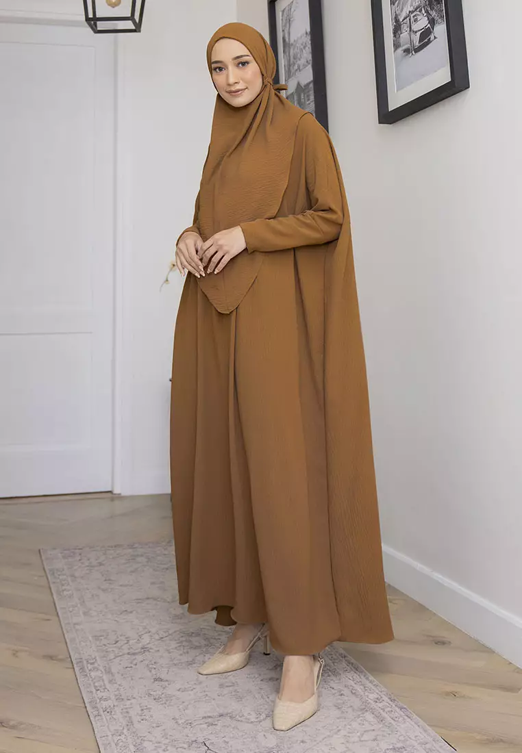 Hafsha Abaya Set Tumeric