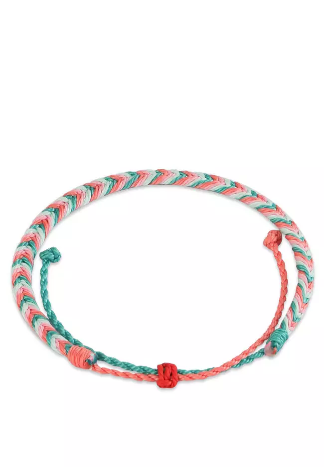 Peachy Braided Bracelet