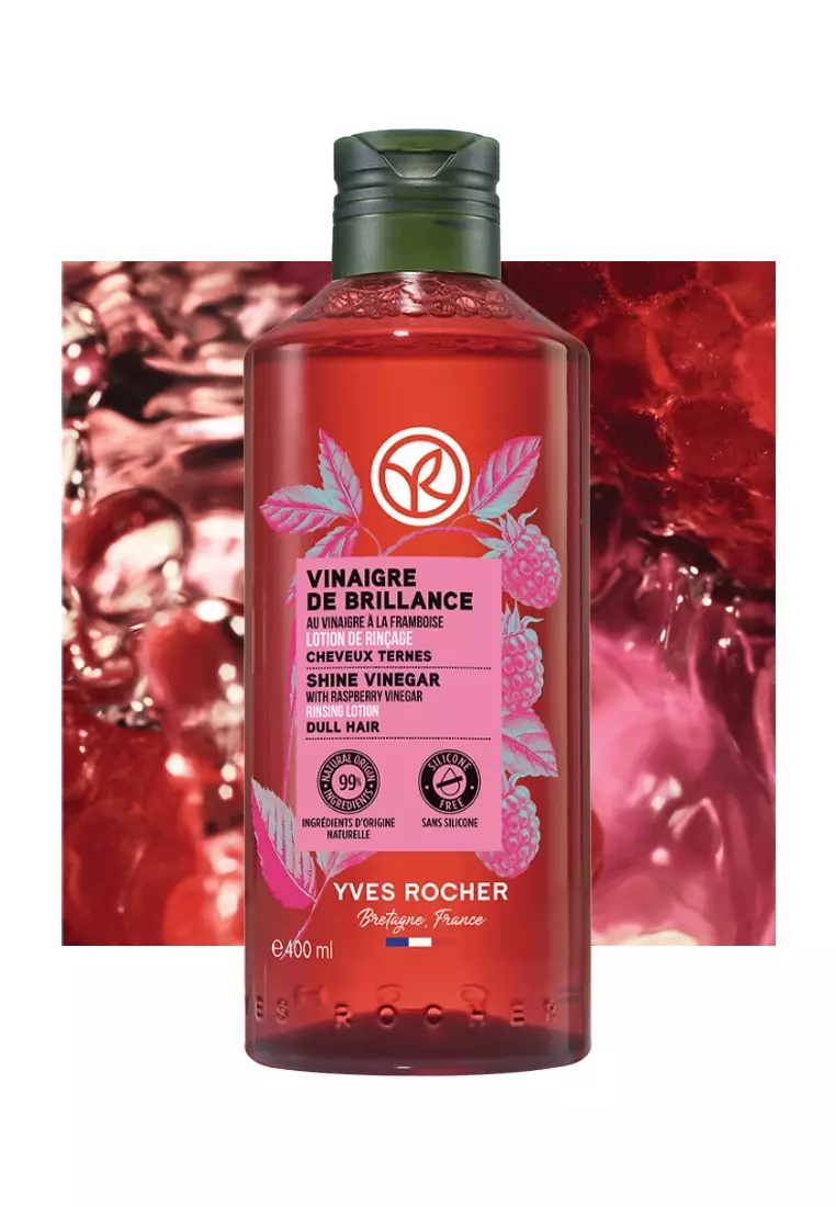 Buy Yves Rocher Shine Rinsing Lotion with Raspberry Vinegar- 400ml ...