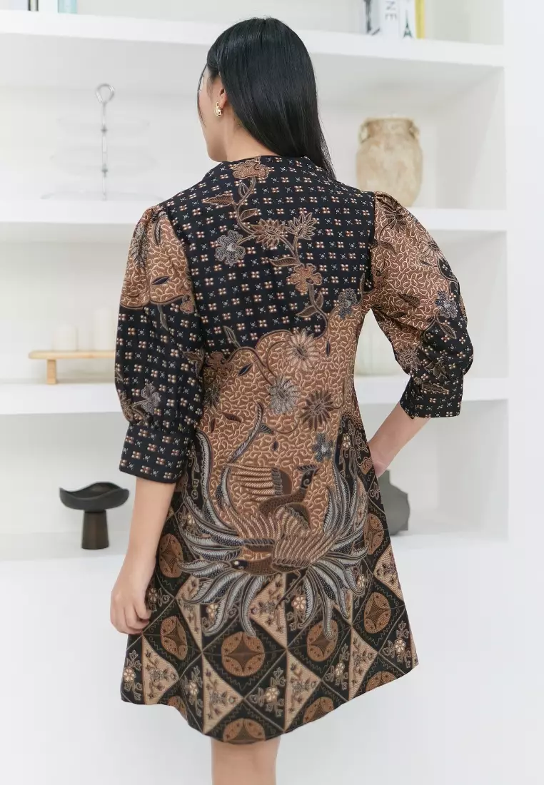 Dress Batik Zenia Hitam