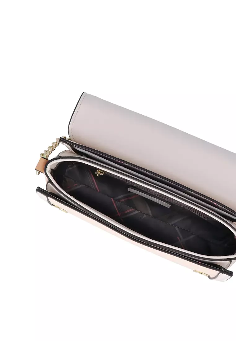 CR Monogram in Cream Crossbody - Beige