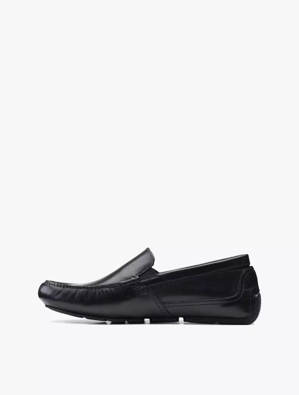 Jual Clarks Clarks Markman Plain - Black Leather - Black Leather ...