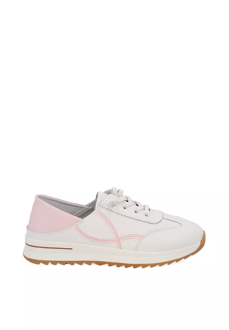 Discount on Carlo Rino  shoes - SKU: Light Pink Wave 360 Sneakers