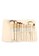 Evernoon gold Brush Kuas Make Up Persia Aksesoris Tata Rias Wajah 12 PCS dengan Case Material PU Leather - Gold DBA0DBED1749F0GS_1