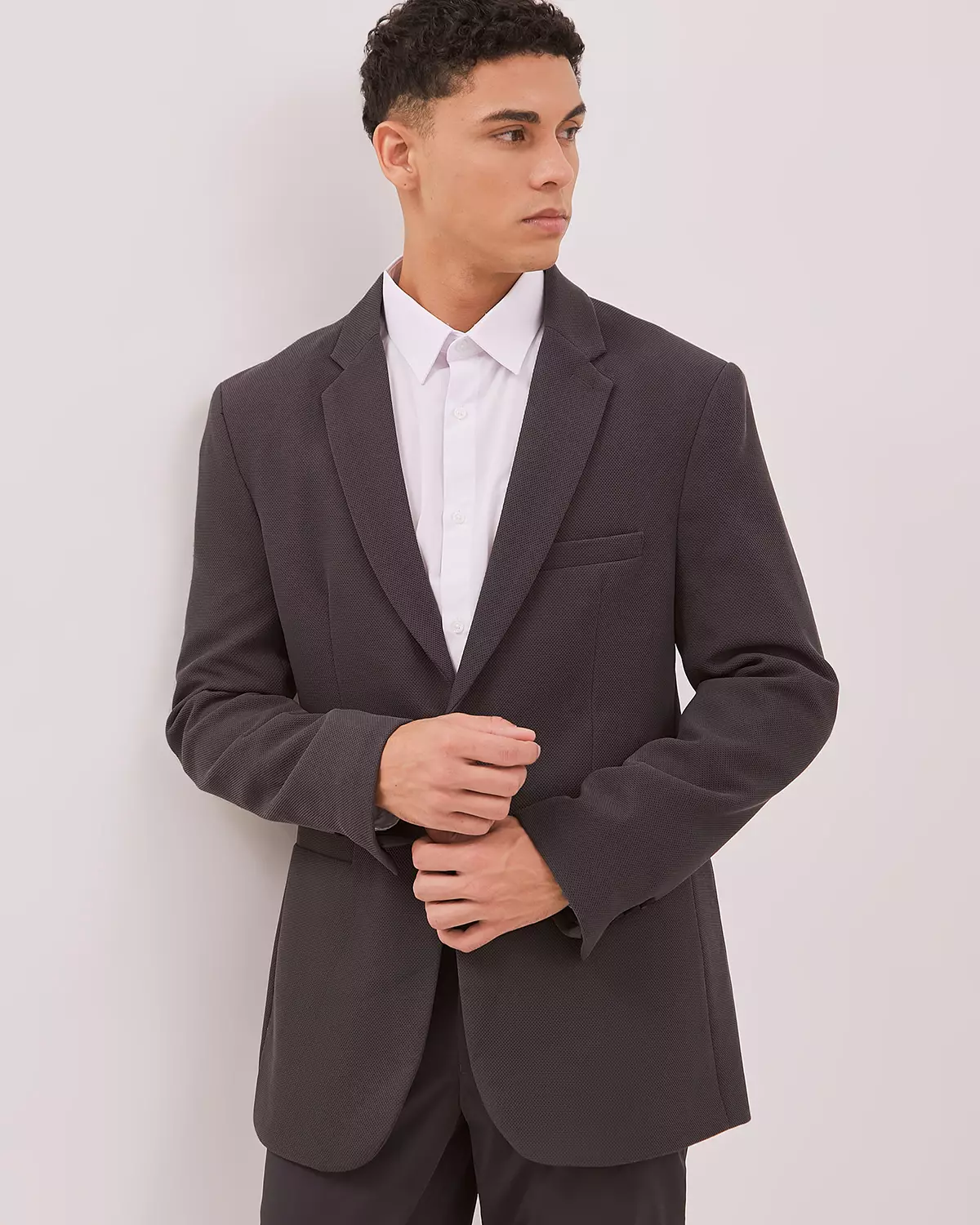 MEN'S FORMAL DARK GREY BLAZER