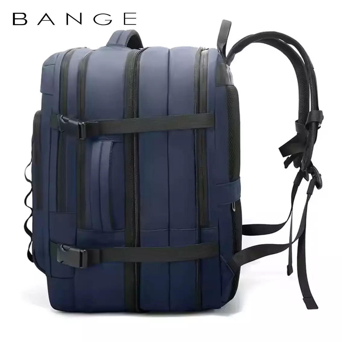 Bange BG3055 Tas Ransel Laptop Kerja Backpack Travel Pria Expandable-BLUE