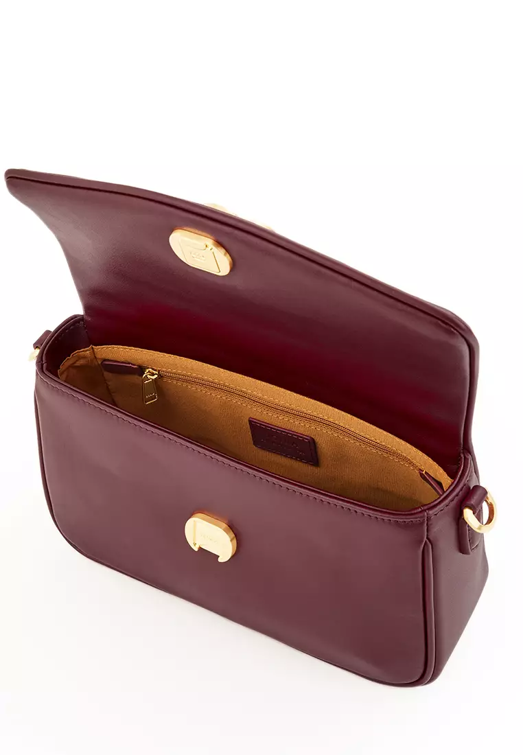 Magenta Purple Lean Small Crossbody Bag