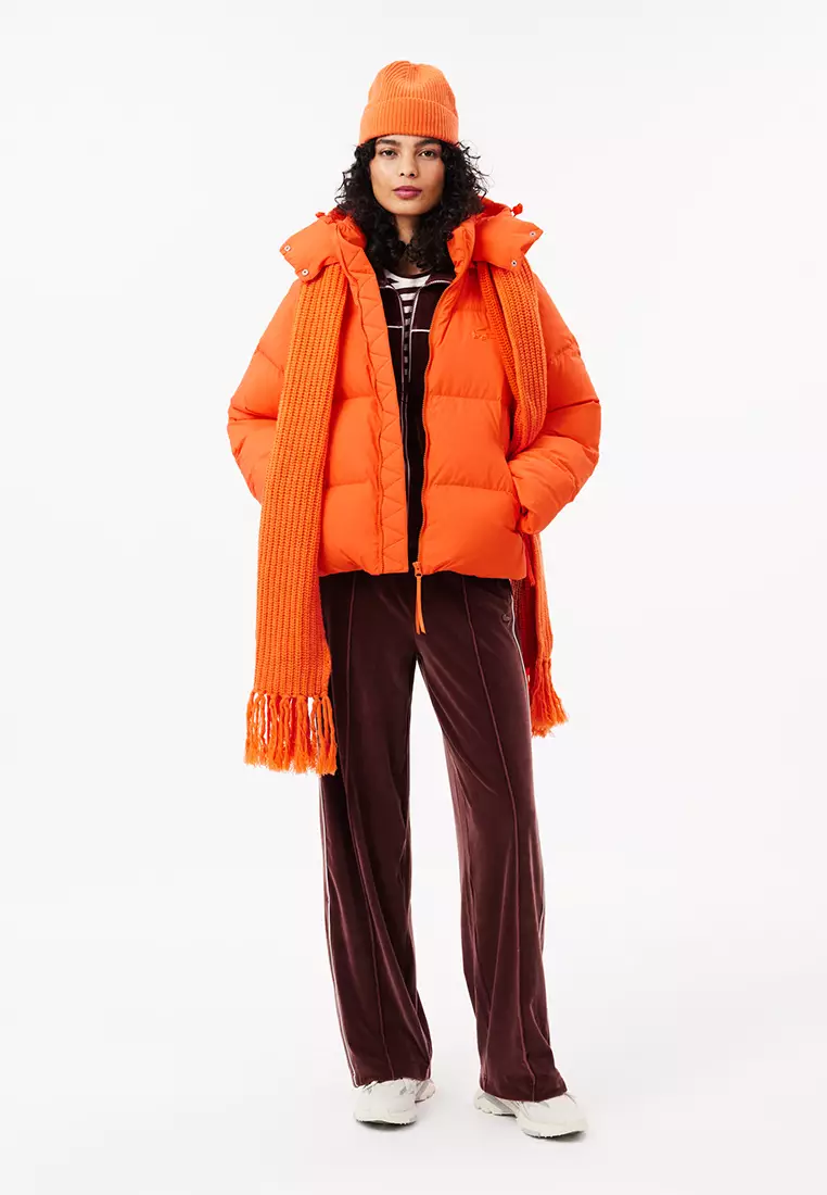 Padded Down Logo Jacket with Hood