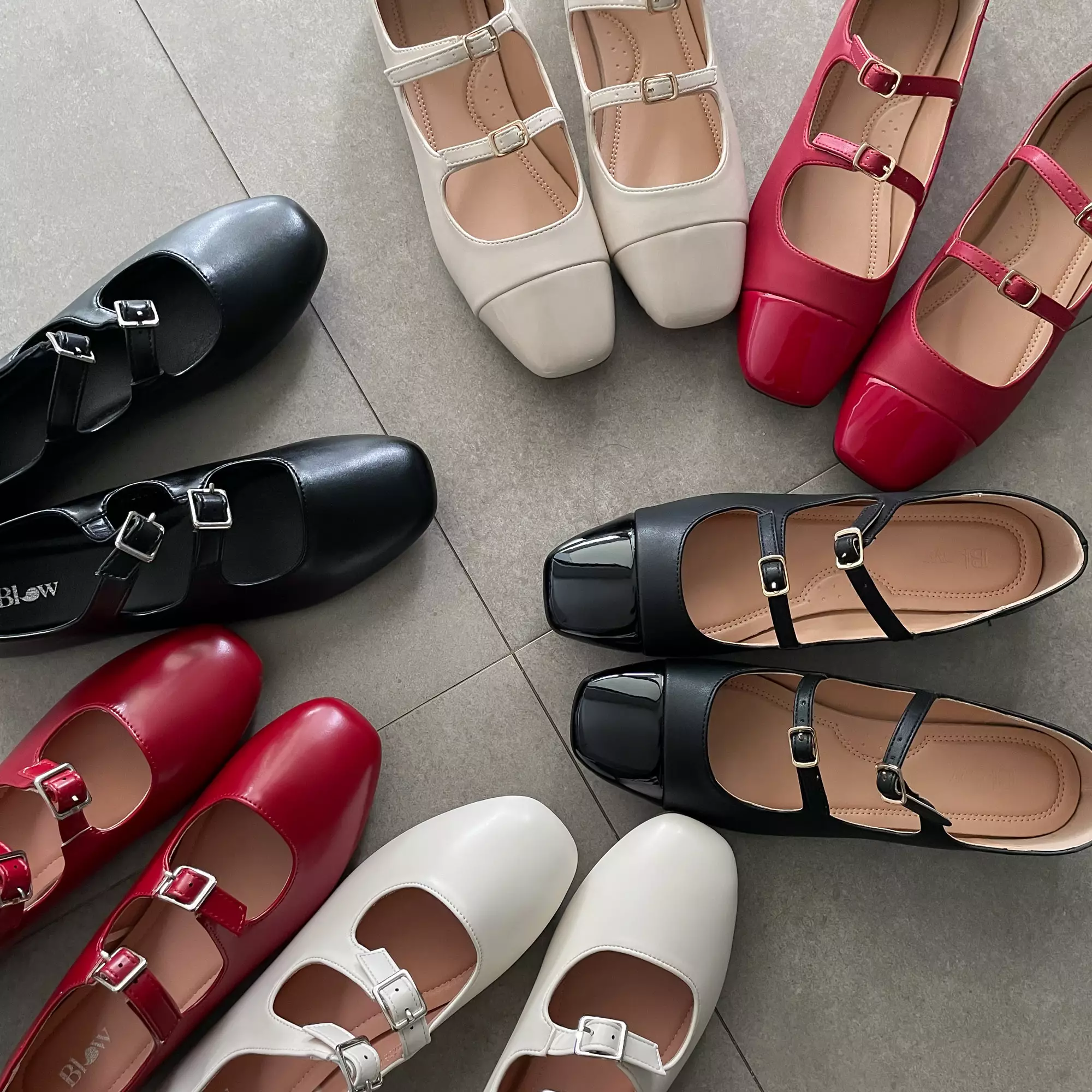 Blow Lavie Mary Jane Strap Flats Shoes BLWF 0037