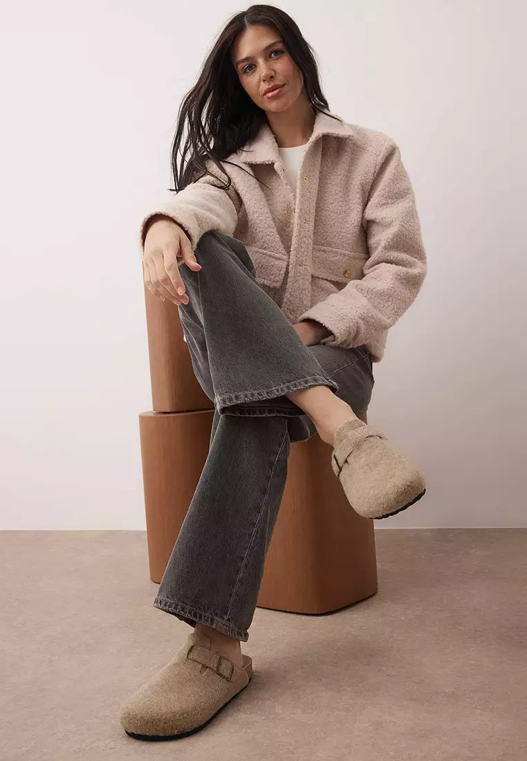 Buckle Clog Slippers