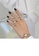 Glamorousky silver 925 Sterling Silver Fashion Simple Button Pattern Geometric Adjustable Open Ring 3A92EACB62BADDGS_4