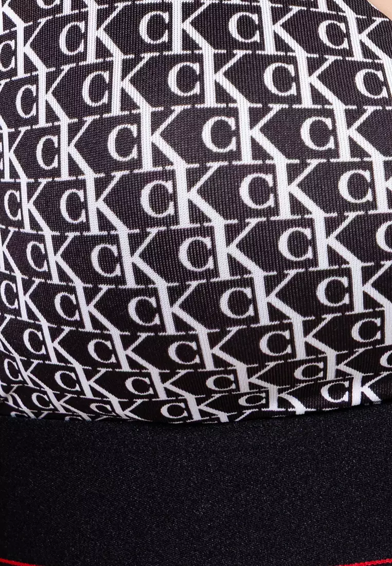 印花圖案微纖維薄襯胸圍 - Calvin Klein Underwear