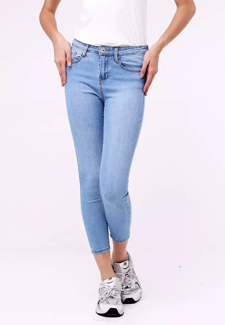 Denim Lp Mid rise Slim Cropped Ladies