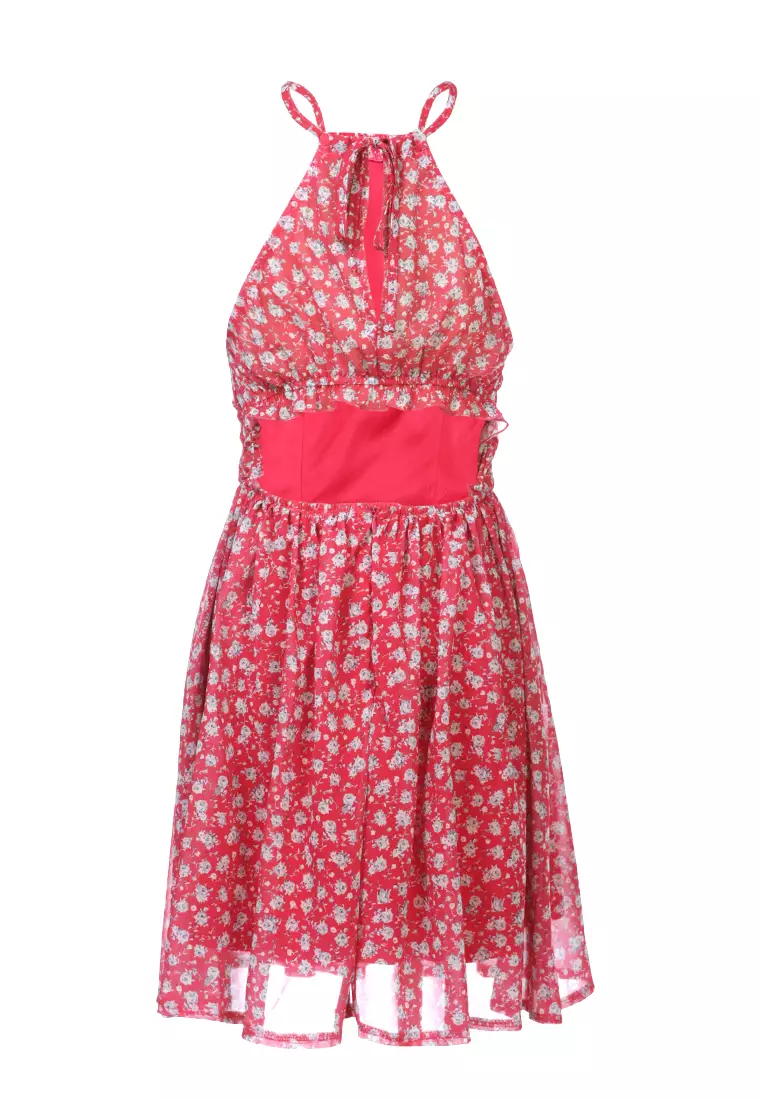 Jual London Rag Ditsy Floral Summer Dress in Red Original 2024 | ZALORA ...