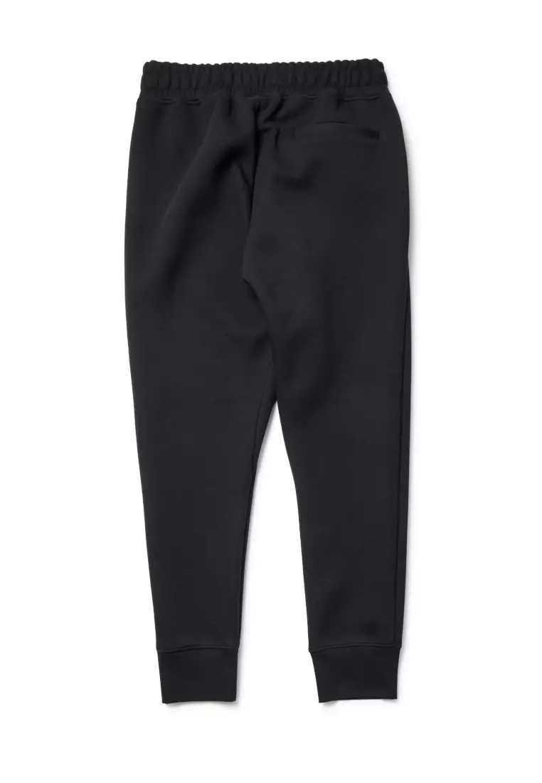 NE Wordmark Black Tech Sweatpants