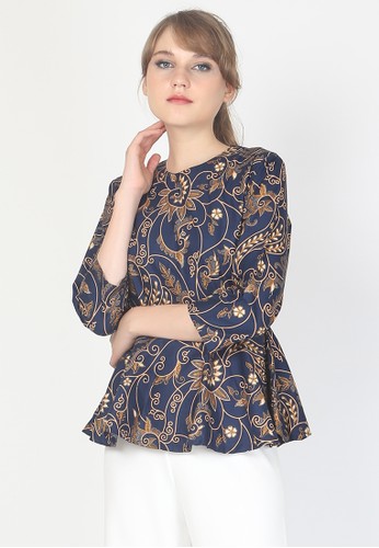 Jual Adinata Batik  Vania Blouse Wanita  Original ZALORA  