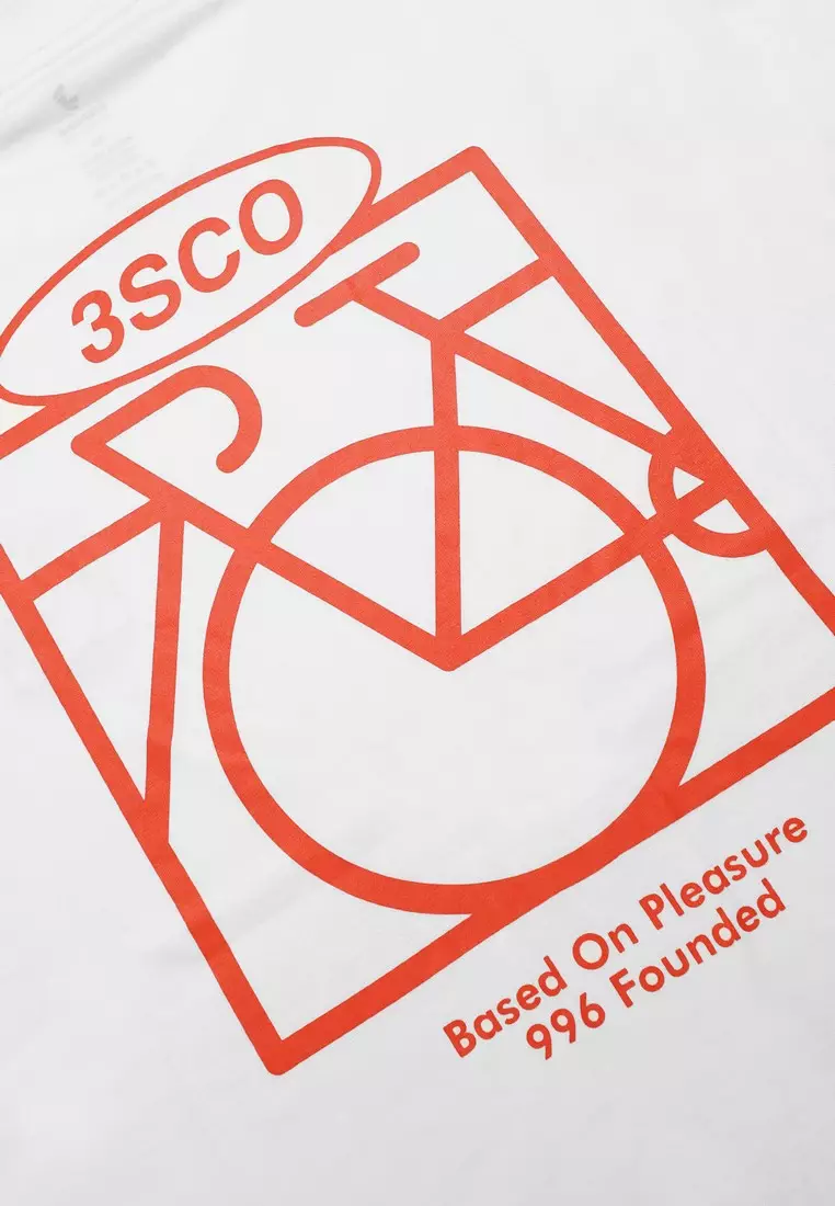 3Second Men's T-Shirt Short Sleeve Regular Fit Cotton Jorie OL-C950125