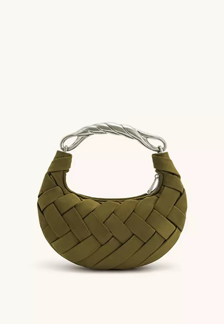 Buy JW PEI Orla Weave Handbag Dark Olive 2025 Online ZALORA