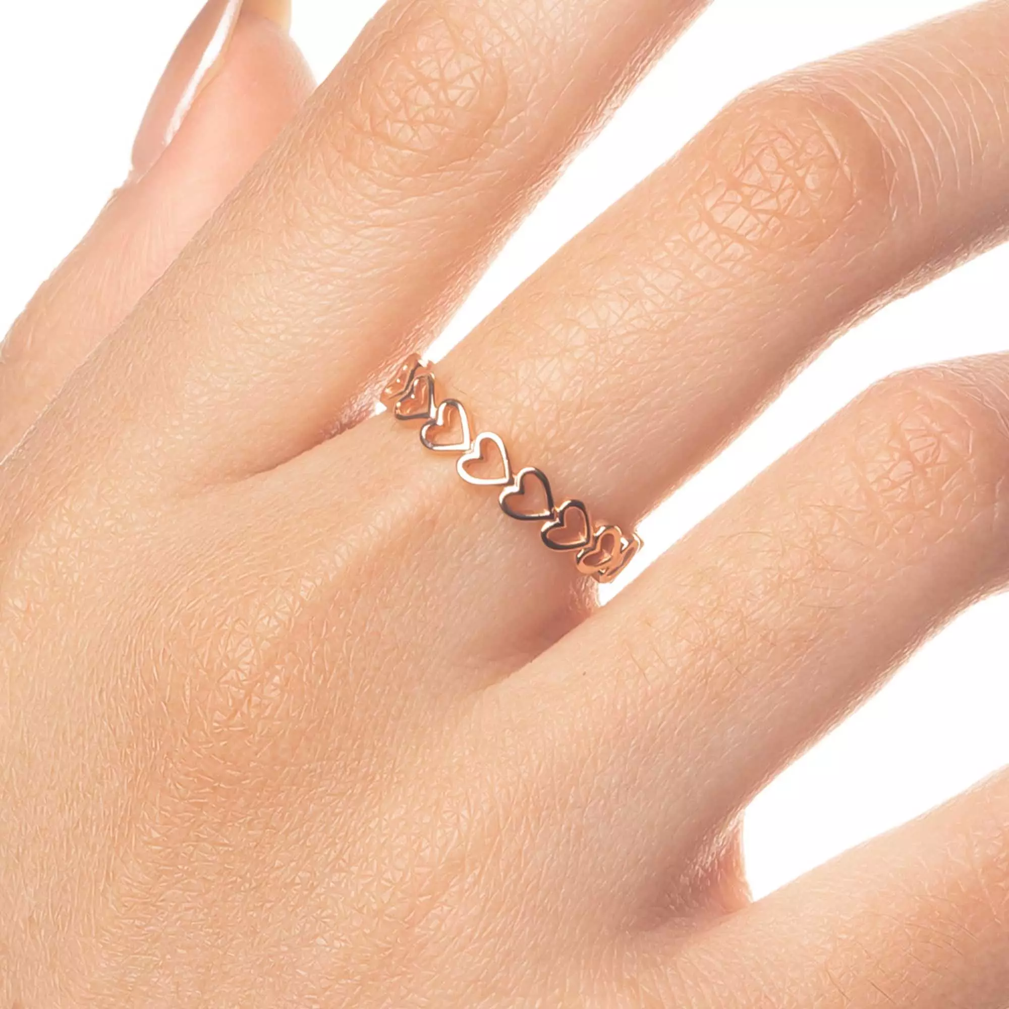 Cincin Emas 7k - Beloved Gold Ring - Treasure Collection - Juene Jewelry