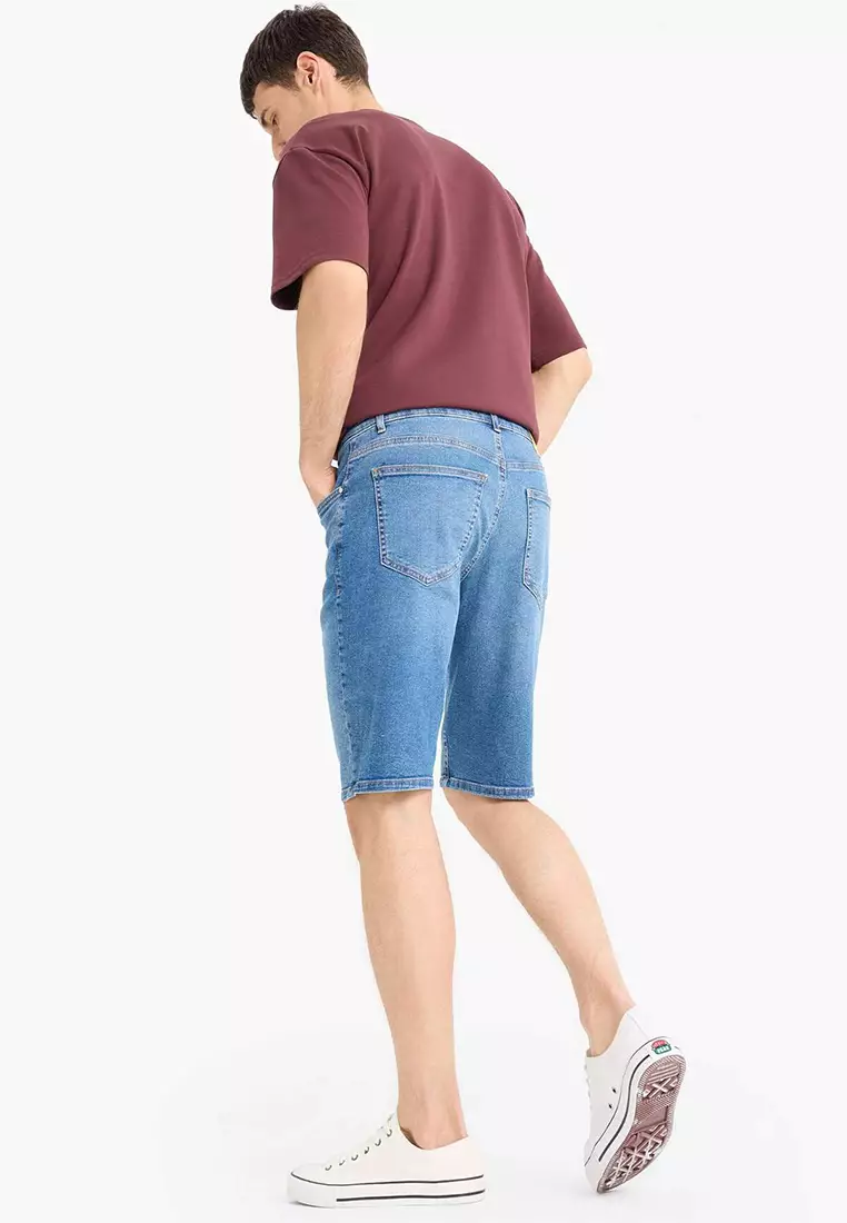 Denim Bermuda Shorts
