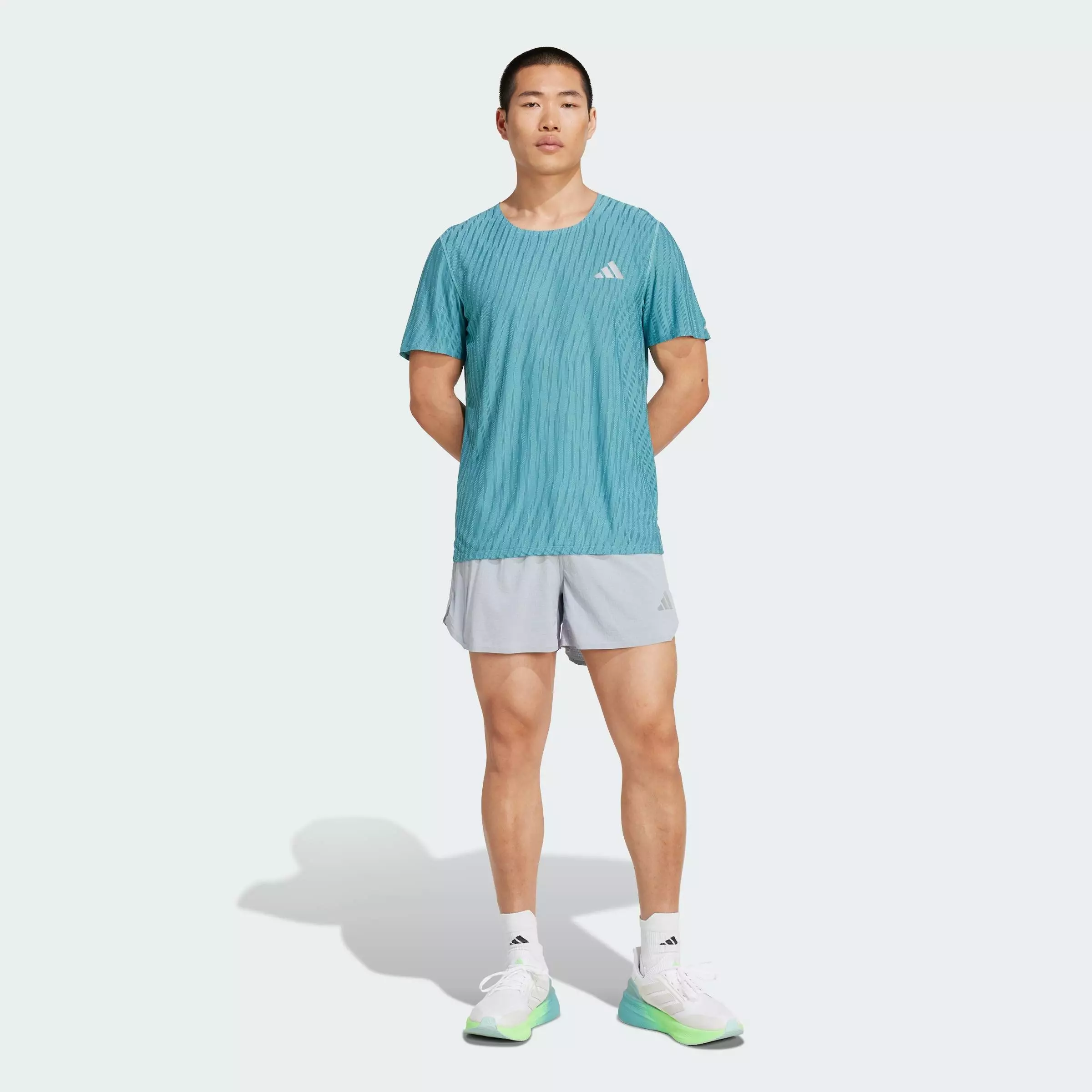 Running Adi365 Running CLIMACOOL+ T-shirt Men Turquoise JP3851