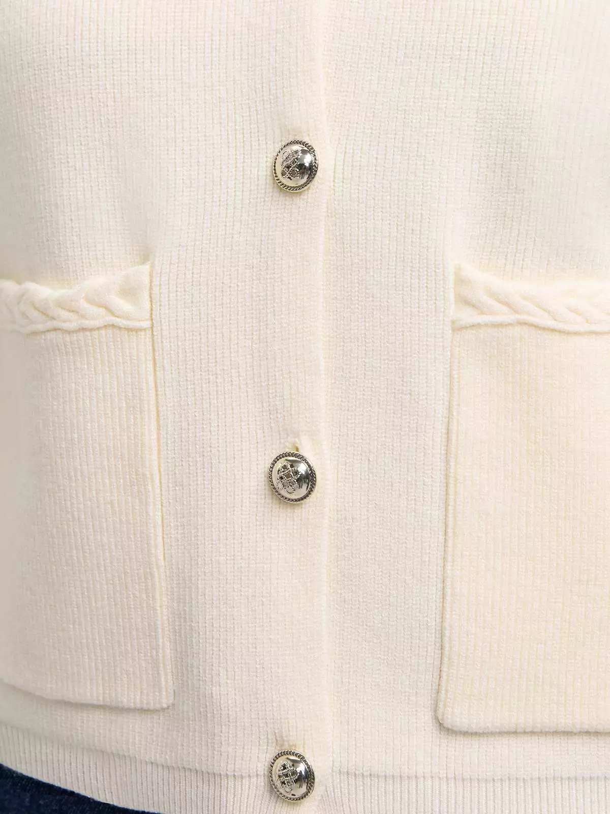 Knit Cardigan - Ivory