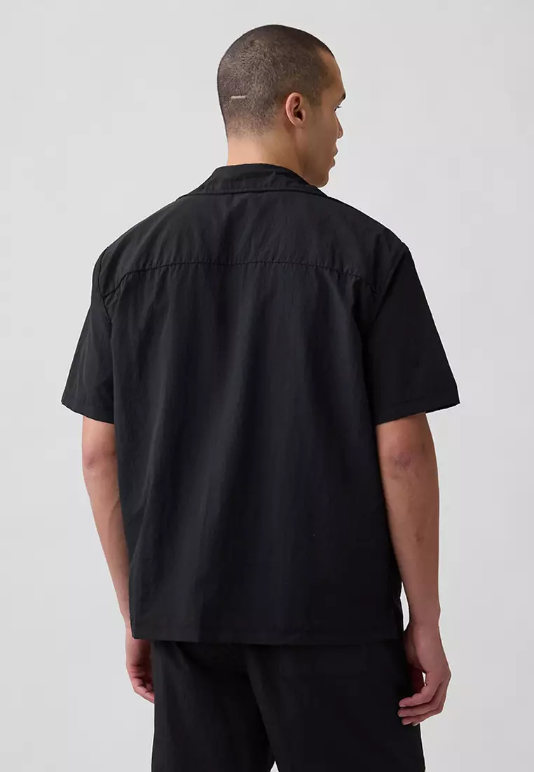 100% Nylon Boxy Shirt