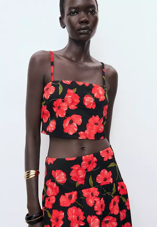 Floral Crop Top