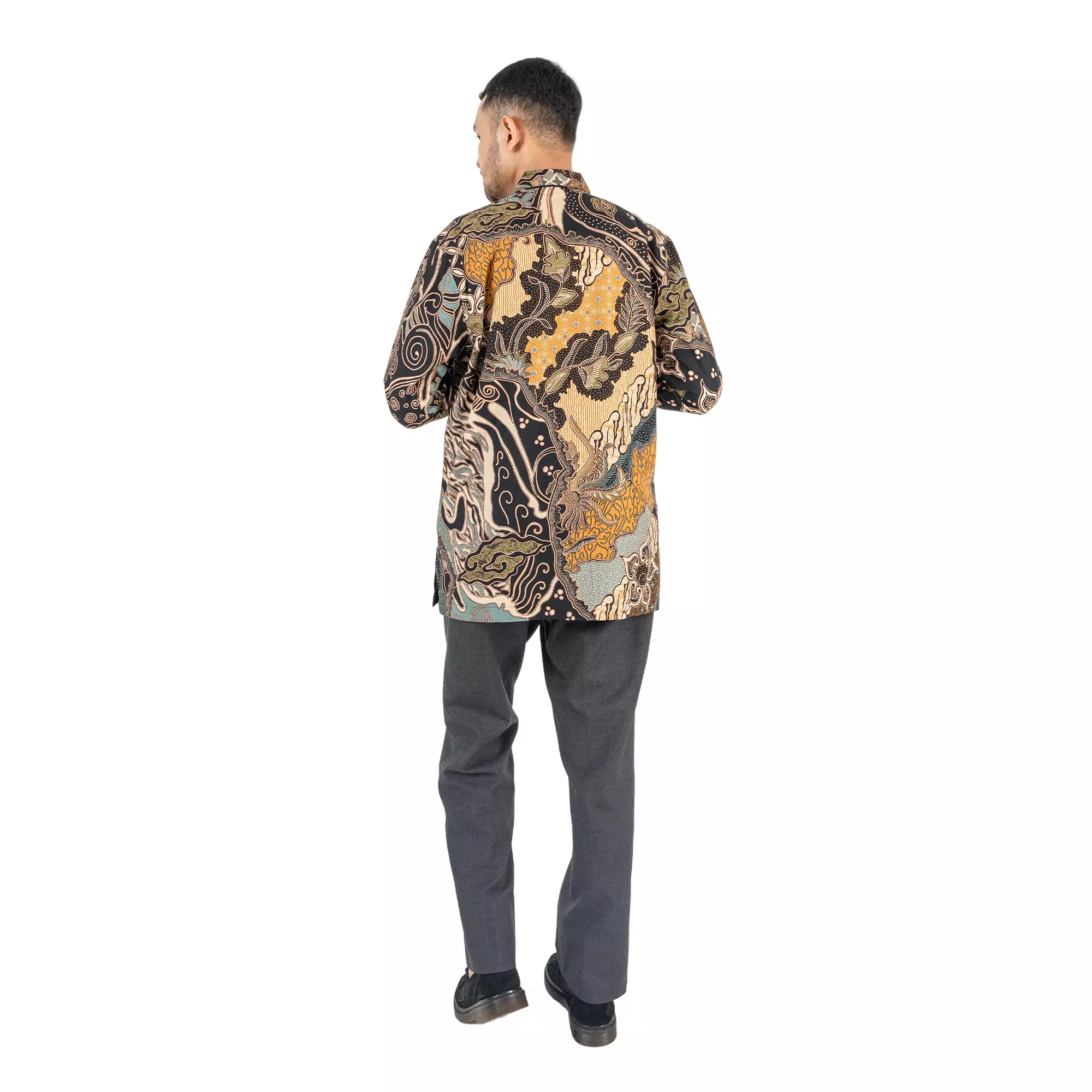 Kemeja Batik Pria - Bhatara Batik Ashton - Atasan Kemeja Batik Lengan Panjang