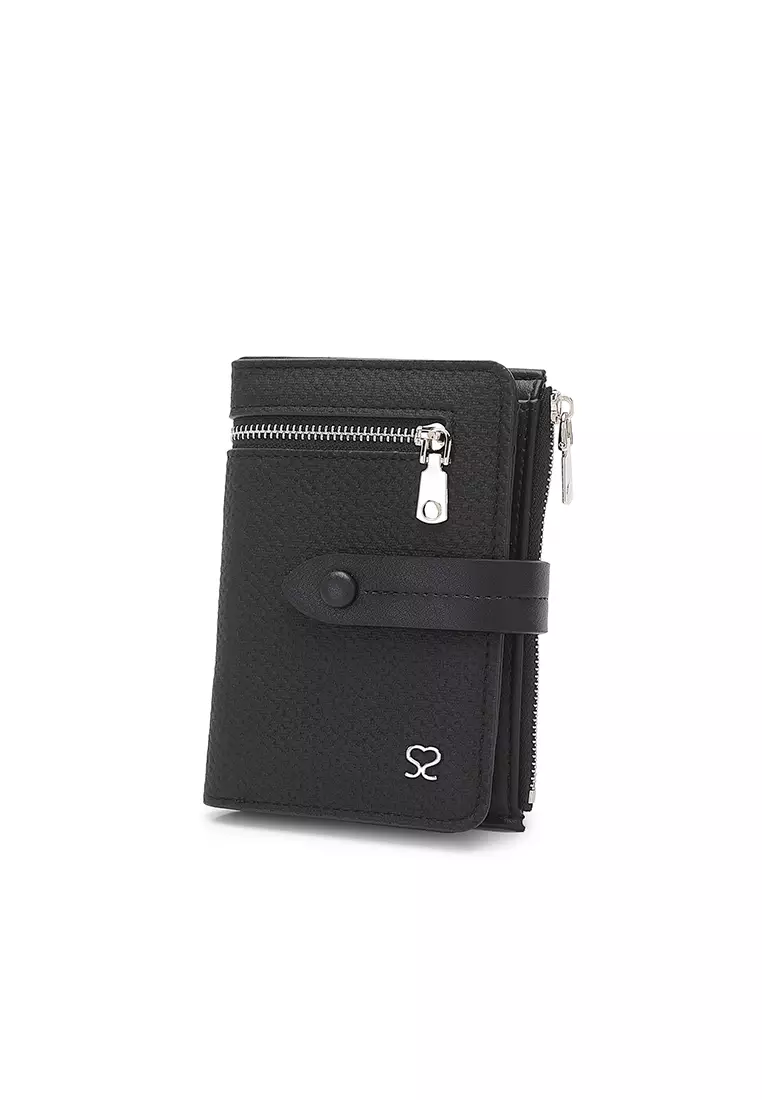 Women's Short Wallet / Purse - Black