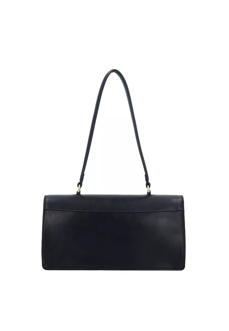 Maira Boxy Shoulder Bag - Black