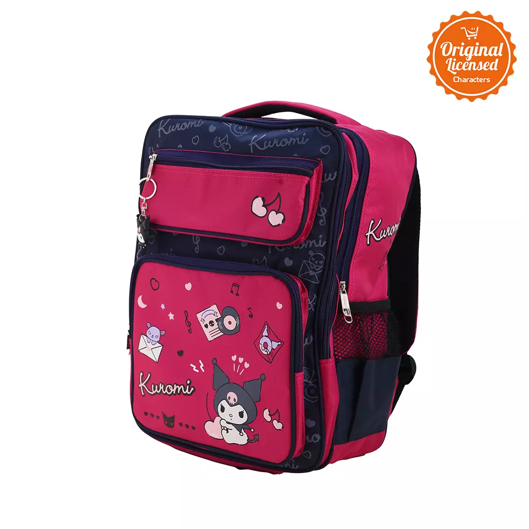 Tas Anak Kuromi Nara Rucksack L 27x38 cm - Fuschia