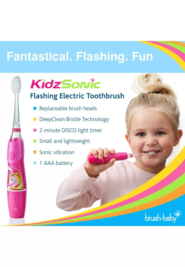 Buy BrushBaby KidzSonic Electric Toothbrush 2024 Online ZALORA
