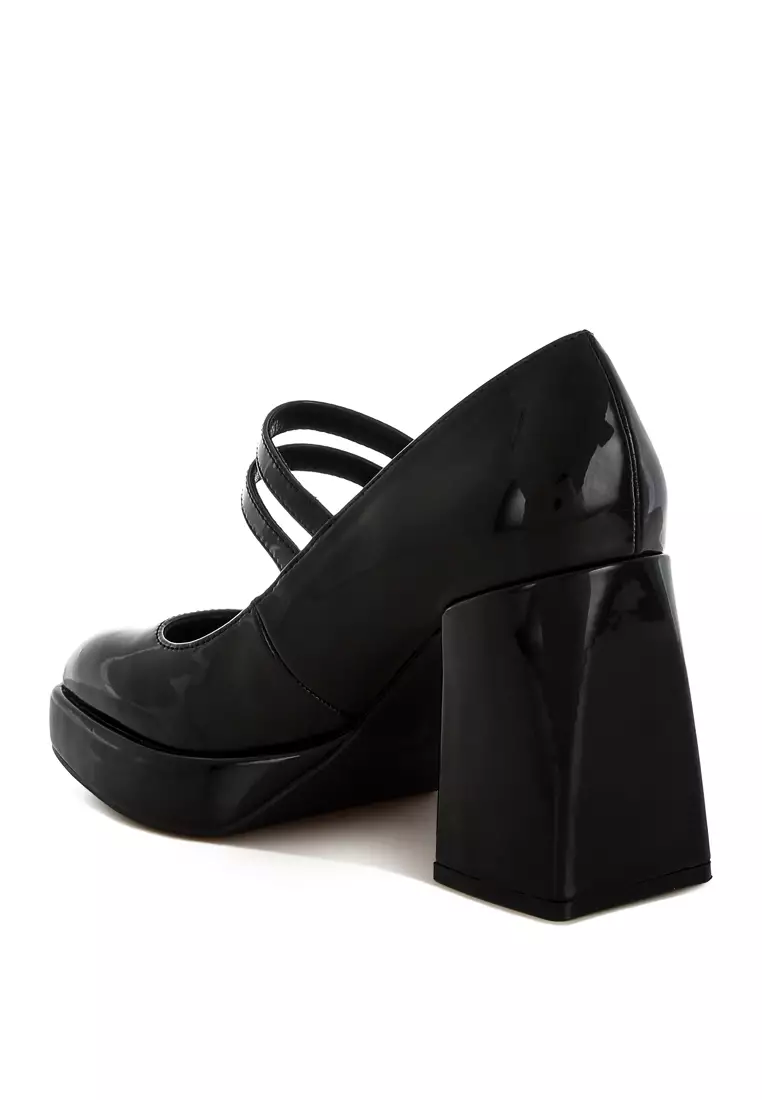 Sandal Mary Jane Tali Ganda Warna Hitam