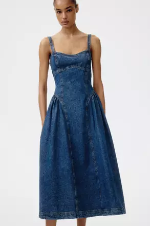 zalora denim dress Denim Dress