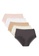 MARKS & SPENCER multi M&S 5 Pack Solid Microfiber & Lace Midi Knickers E7A31USEA5D104GS_1