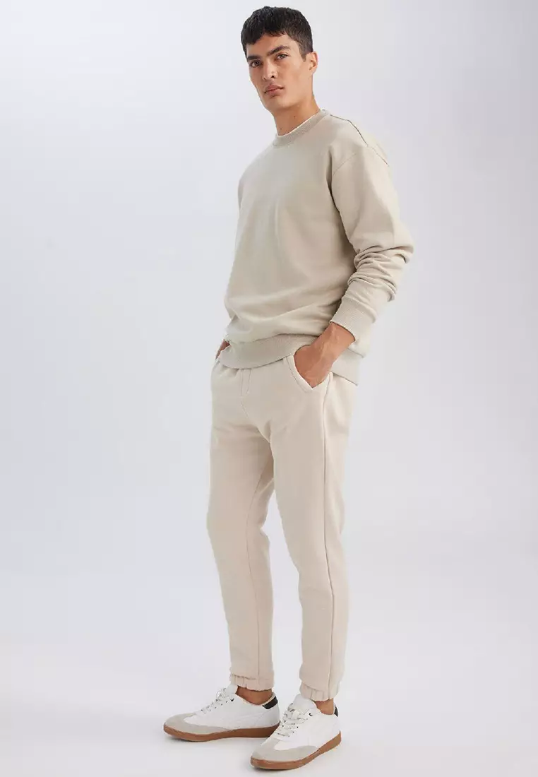 Beige Sweatpants