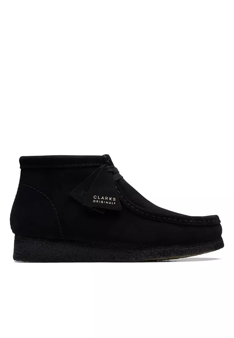 CLARKS Wallabee Boot ブラック UK4.5 Buy Clarks Mens Wallabee Boot Moccasins - Black Sde 2026 Online