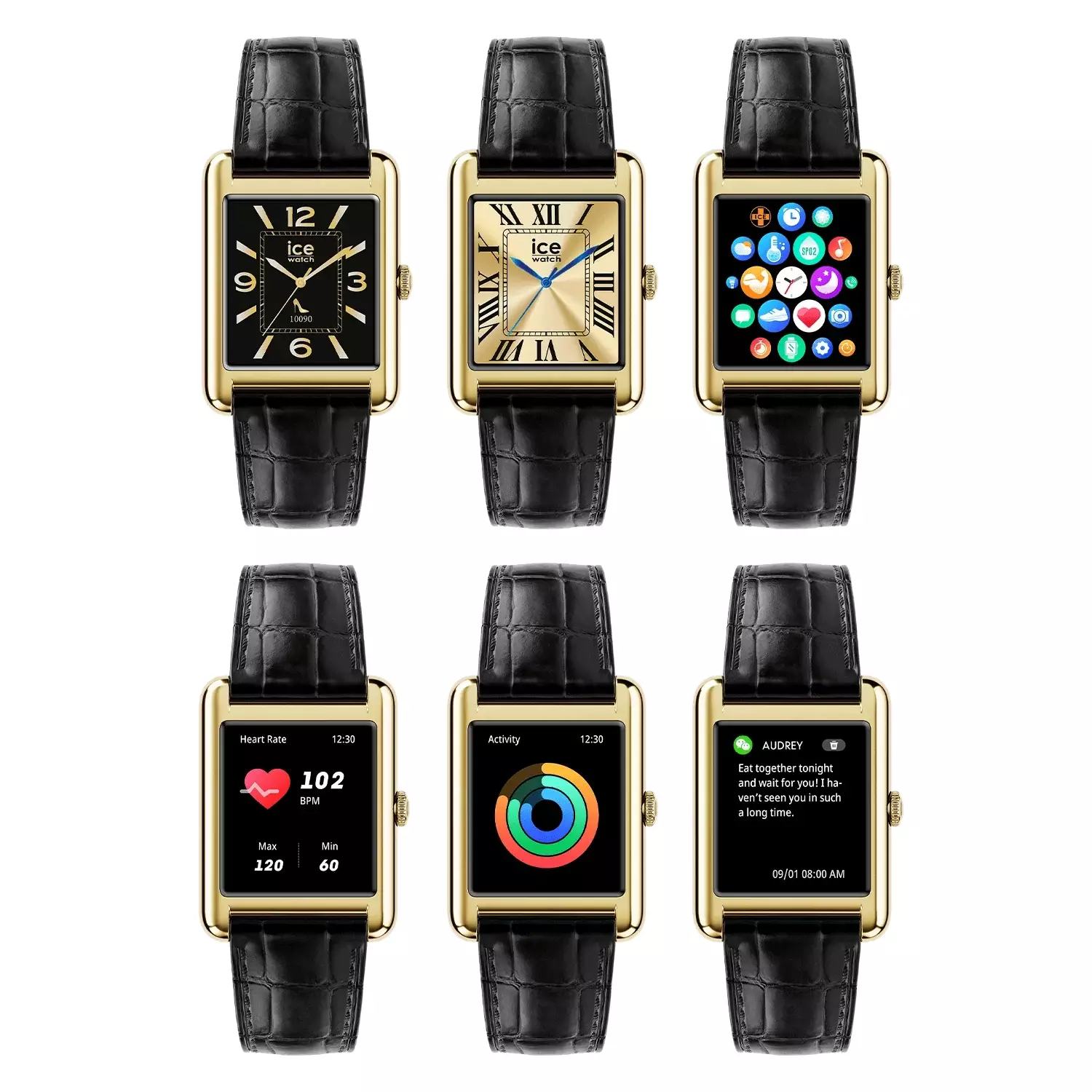 Ice Watch Ice Smart 3.0 Rose Gold Silicone - Montre connectée - LDLC