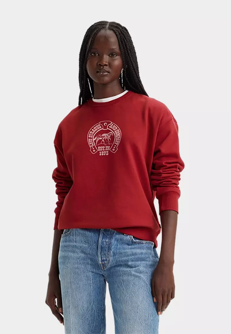 Women’s Graphic Heritage Crewneck Sweatshirt A7288-0062