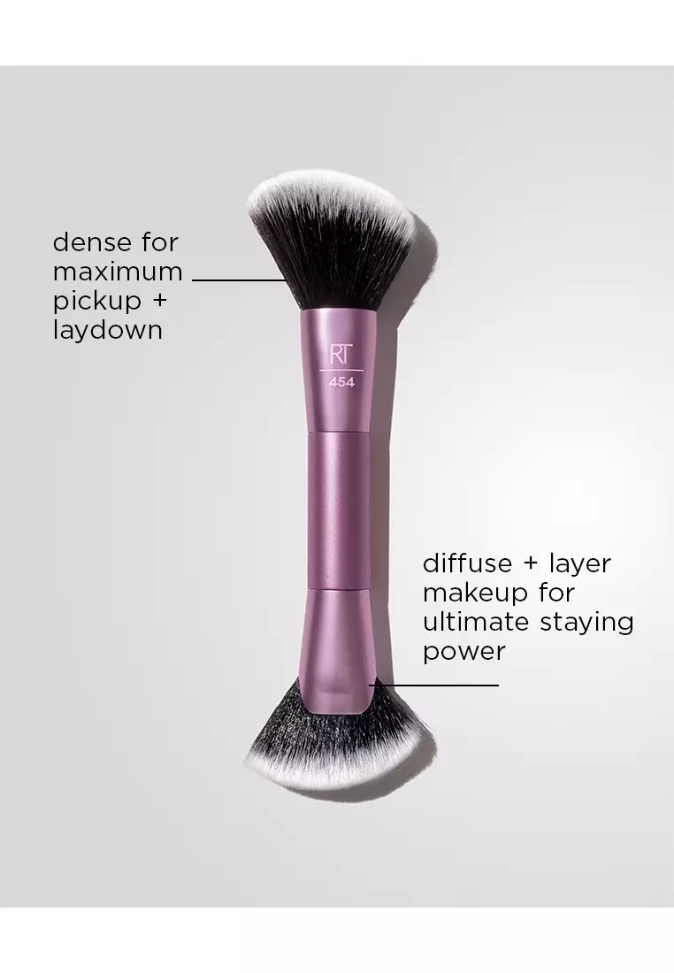 Real Techniques Angled Fan Dual-Sided Finishing Makeup Brush